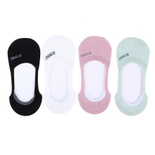 China Wholesale mulheres de alta qualidade de cor sólida no show meias anti-derrapantes de corte baixo meias invisíveis forro